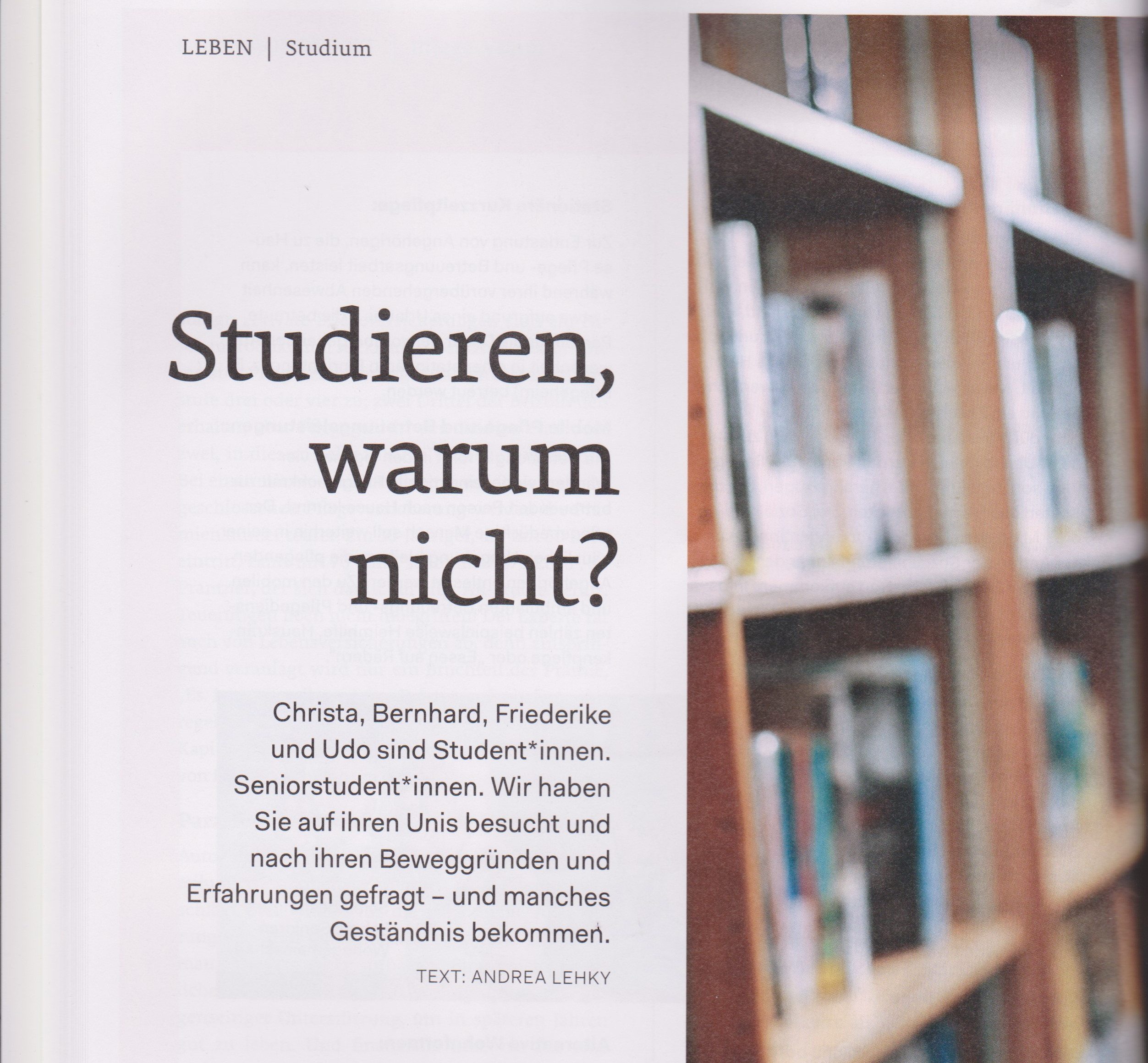 Studieren, warum nicht?
