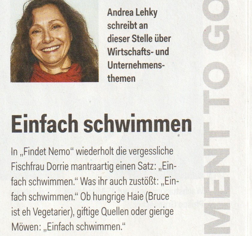 Einfach schwimmen